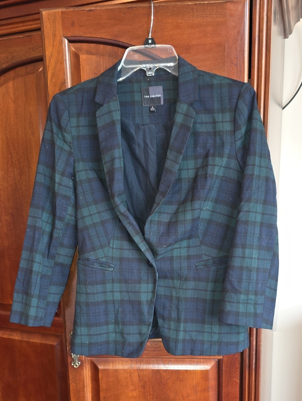 The Limited Plaid Blazer Small